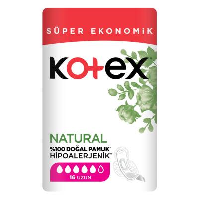  Kotex Natural Ultra Süper Ekonomik Paket Uzun 16'l - 1