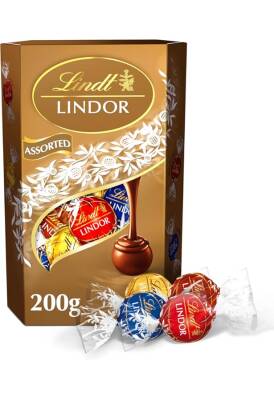  Lindt Lindor Chocolate Assorted Cornet 137 gr - 1