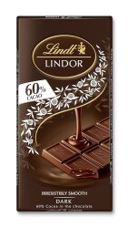 Lindt Lindor Extra Dark Chocolate %60 Cocoa 100 gr - Lindt
