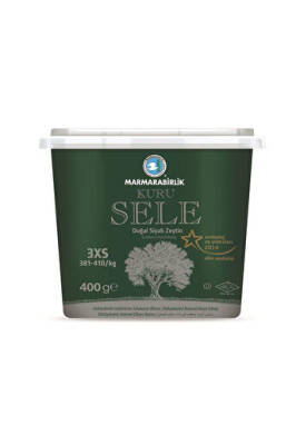 Marmarabirlik Kuru Sele Siyah Zeytin – 400 g Pet Ambalaj - 1