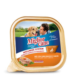 Miglior Cane Beyaz Etli ve Havuçlu Pate 150 gr - Miglior Cane