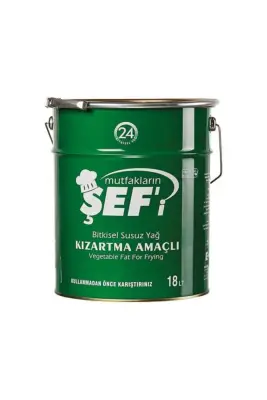 Mutfakların Şefi Bitkisel Susuz Yağ Kızartma Amaçlı 18 Litre - 1