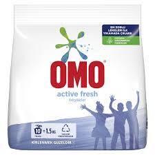 Omo Matik Active Fresh Deterjan 10 Yıkama 1500 gr - 1