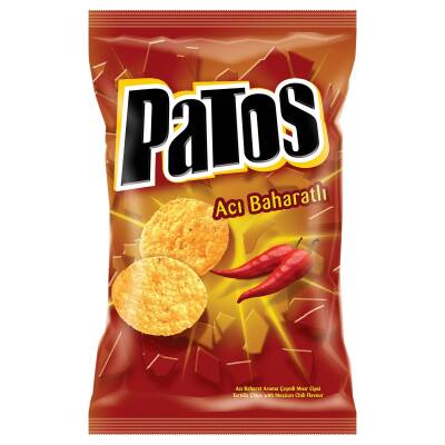 Patos Acı Baharat Aromalı Cips 109 G - 1