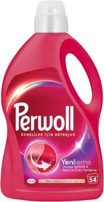 Perwoll Geliştirilmiş Renkli Sıvı Çamaşır Detarjanı 54 Yıkama 2,97L - 1