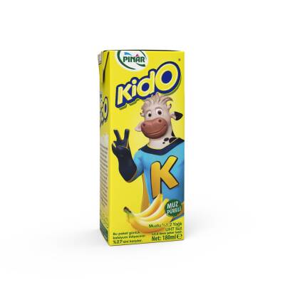 Pınar Kido Muzlu Süt 180 ml - 1