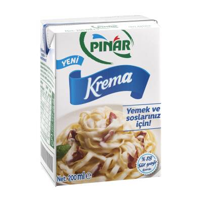 Pınar Krema %18 Yağlı 200 Ml - 1