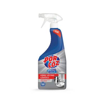 Porçöz Ekstra Güçlü Kireç Çözücü Sprey 750 ml - 1