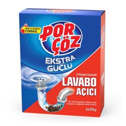 Porçöz Lavabo Açıcı Granül 2x50 G - Porçöz