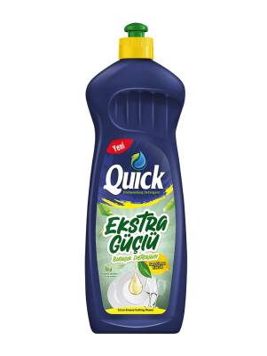 Quıck Ekstra Güçlü Sarı Limon Kokulu Bulaşık Deterjanı 650 ml - 1