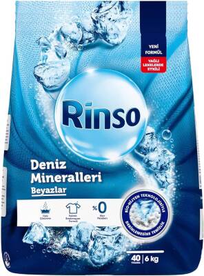 Rinso Deniz Mineralleri Beyazlar 40 Yıkama 6 kg - 1