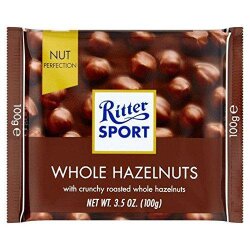 Ritter Sport Whole Hazelnuts 100 gr - Ritter Sport