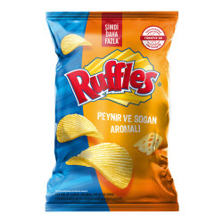 Ruffles Peynir ve Soğan Aromalı Patates Cipsi 90 G - Ruffles