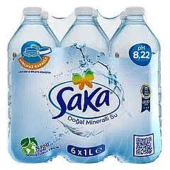 Saka Su 1 LT 6'lı - Saka