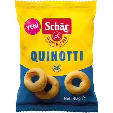 Schar Quinotti Glutensiz Kinoa Halka Kraker 40GR - 1