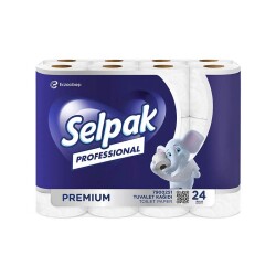 Selpak Profosyonel Premium 24 Rulo 24'lü Tuvalet Kağıdı - Selpak
