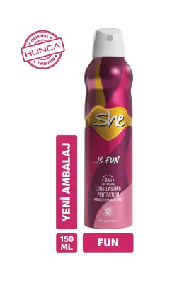 She Fun Kadın Deodorant Sprey 150 ml - 1