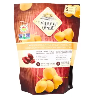 Sunny Fruit Organic Çekirdeksiz Hurma 250 gr - 1