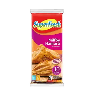 SuperFresh Milföy Hamuru 500 G - 1