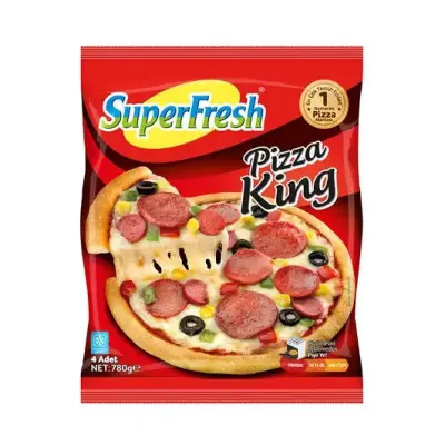 SuperFresh Pizza King Ekonomik 4'lü 780 gr - 1