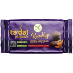 Tada Glutensiz Kurabiye Kakaolu Portakallı 100 gram - Tada