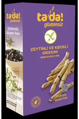  Tada Glutensiz Zeytinli ve Kekikli Grissini 75 gram - 1