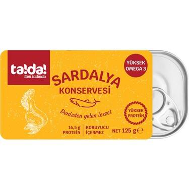 Tada Sardalya Konseve 125 gram - 1