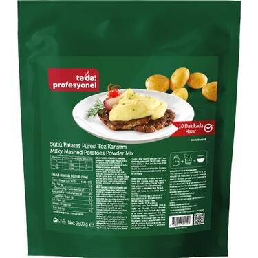 Tada Sütlü Patates Püresi Toz Karışımı 2500 gram - 1