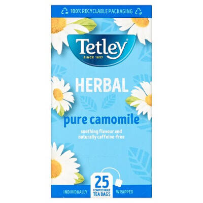 Tetley Tea Herbal Pure Camomile 25 Tea Bags - 1