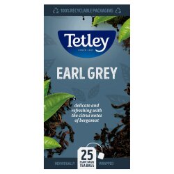 Tetley Tea Early Grey 25s - Tetley