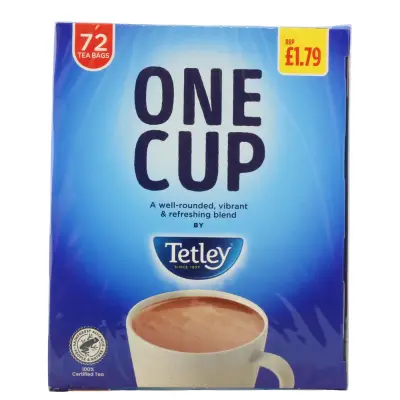 Tetley Tea One Cup 72s - 1
