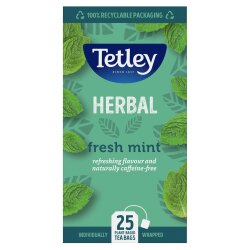 Tetley Tea Herbal Fresh Mint 25 Tea bags - Tetley