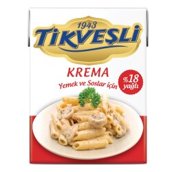 Tikveşli %18 Yağlı Krema 200 ml - Tikveşli