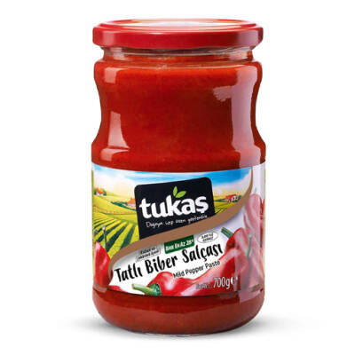Tukaş Tatlı Biber Salçası 700 gram - 1