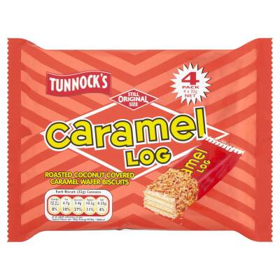 Tunnock's Caramel Log 4'lü paket - 1