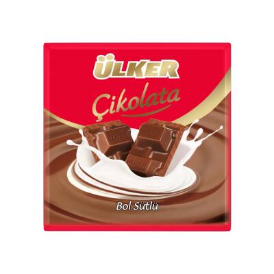Ülker Bol Sütlü Kare Çikolata 60 G - 1