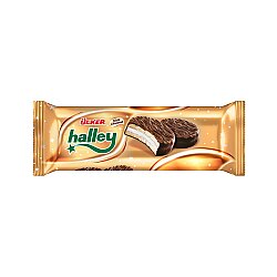 Ülker Halley Çikolata Kaplamalı Sandviç Bisküvi 8'li 240 G - Ülker