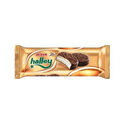 Ülker Halley Çikolata Kaplamalı Sandviç Bisküvi 8'li 240 G - 1