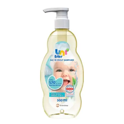 Uni Baby Aktif Saç Ve Vücut Şampuanı 500 ml - 1