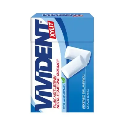 Vivident Box Draje Yeşil Nane 22 gr - 1
