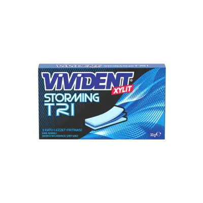 Vivident Storming Nane Aromalı Sakız 33 Gr - 1